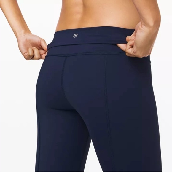 Lululemon Wunder Under Scalloped Hem High-Rise Crop 23" Full-On Luxtreme - Picture 10 of 10